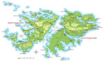 Clicca per visualizzare la mappa Isole Falklands - &copy; Falklands Tourism -